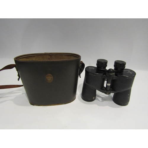 4222 - A pair of Selfridges of London 10x50 field binoculars, cased (minus lid)  (e)  £5-10