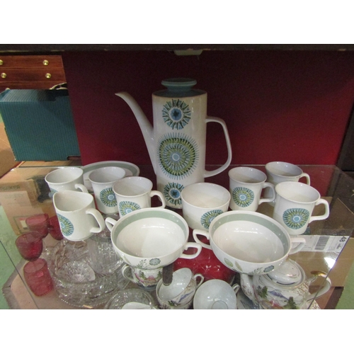 4279 - A quantity of retro J&G Meakin and Woods studio coffee wares