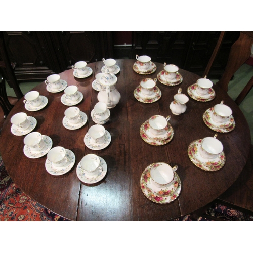 4070 - A quantity of Royal Albert tea ware: 'Old Country Roses' and 'Brigadoon'