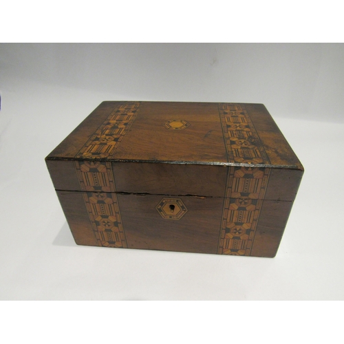 4086 - A marquetry inlaid mahogany writing box