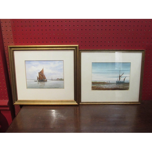 4095 - ALAN WHITEHEAD (b.1952) Two framed and glazed watercolours of sailing vessels. Both signed. Image si... 