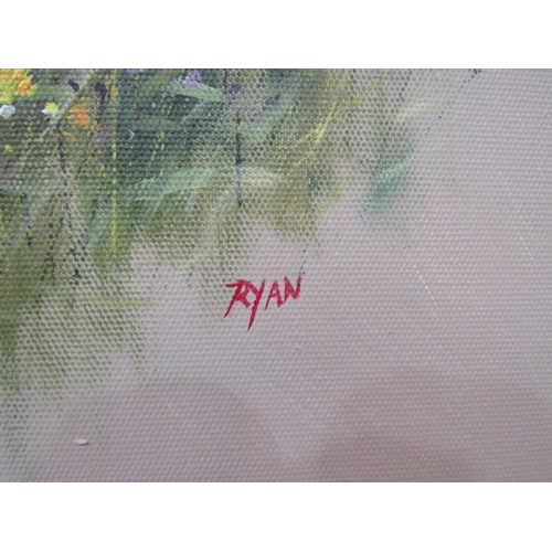 4186 - JOHN RYAN: An acrylic entitled 