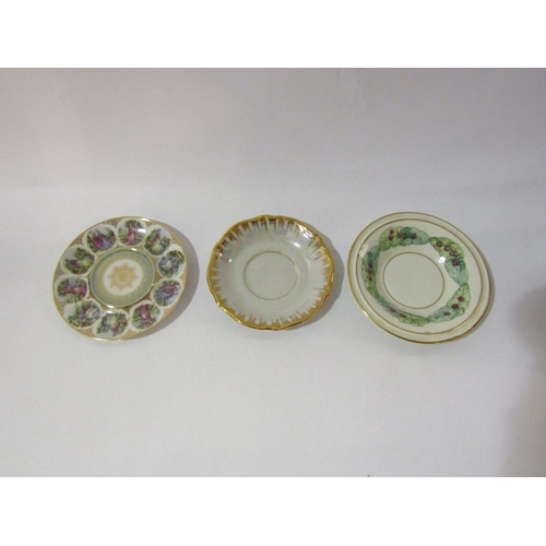 4311 - Three cabinet cups to include Capodimonte and Dresden