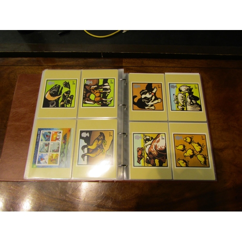 4560 - Four albums of Royal Mail postcards, one 1985-88 and three 2001-2003   (E) £20-30