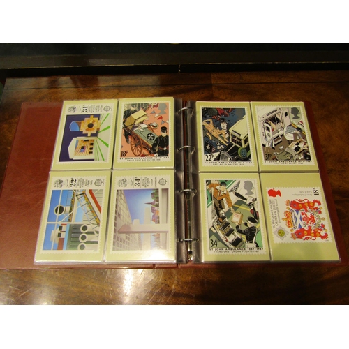 4560 - Four albums of Royal Mail postcards, one 1985-88 and three 2001-2003   (E) £20-30