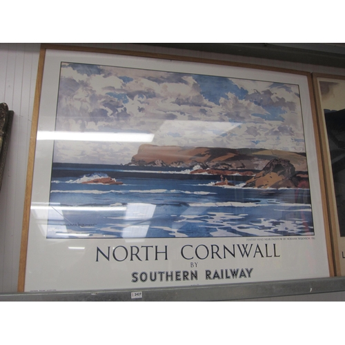 2427 - A North Cornwall print by Southern Railway after Norman Wilkinson   (R)