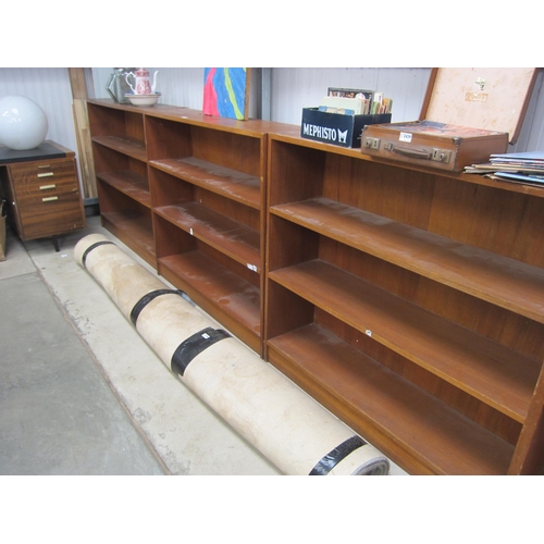 2438 - A pair of large full-height bookcases or four half height bookcases