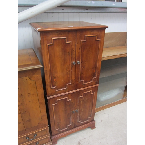 2459 - A reproduction media unit with geometric mouldings  (R) £0  (E) £10-15 with lot 2458