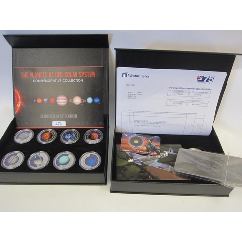 1372 - A collection of commemorative coins and sets including 