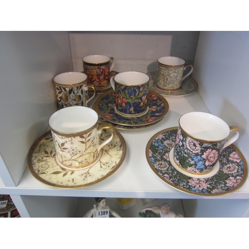 1382 - Six V&A William Morris cups and saucers