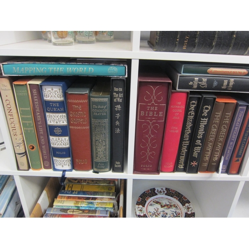 1448 - (Folio Society) Eighteen assorted volumes, including Roman, Greek and Chinese history, The Qu'ran, t... 