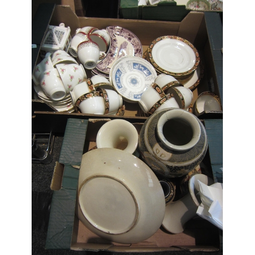 1468 - Three boxes of mixed china and ceramics including Aynsley and Royal Albert