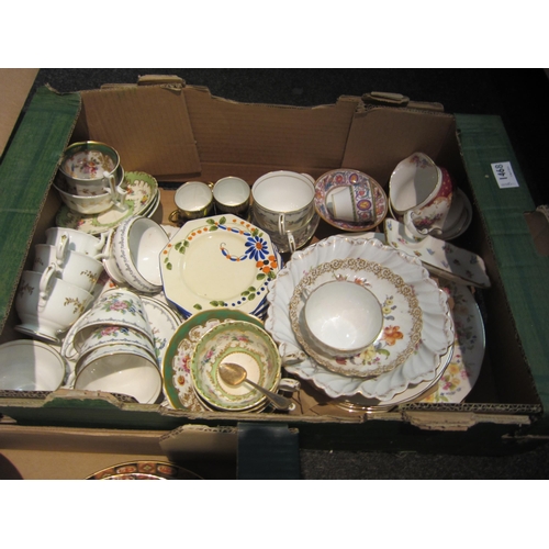 1468 - Three boxes of mixed china and ceramics including Aynsley and Royal Albert