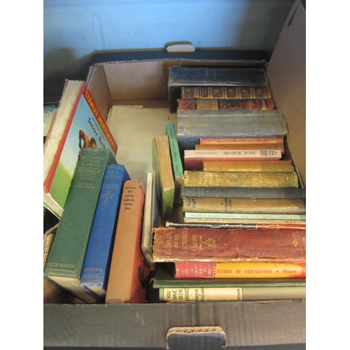 1482 - Two boxes of mixed books, including leather bindings, children's, Lewis Carroll 'The Hunting of the ... 