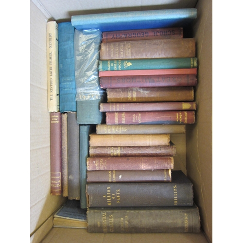 1547 - Three boxes of mixed vintage books including education science, health etc.