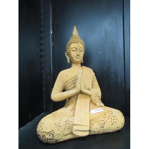 2267 - A rusty finish seated Budha       (R) £45