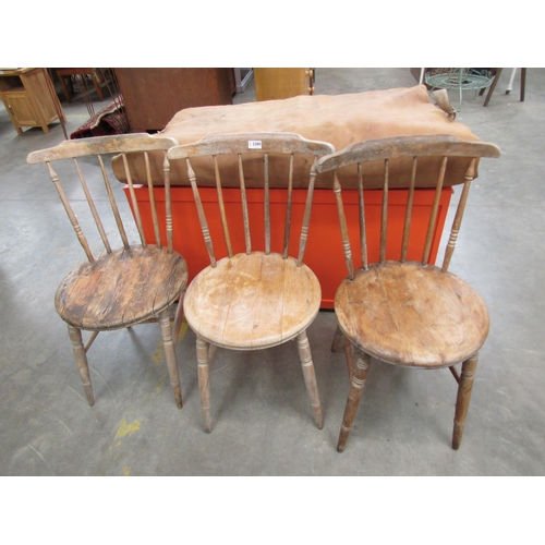 2280 - Three Victorian Ibex kitchen chairs