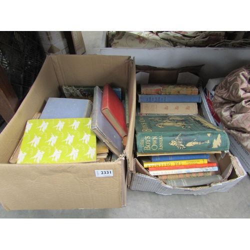 2331 - Two boxes of books