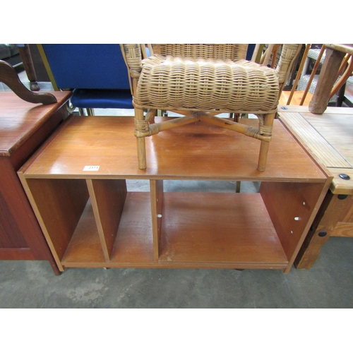 2373 - A 1970's teak record player stand