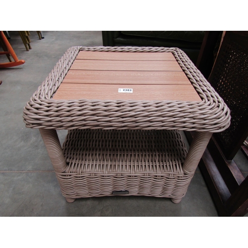 2382 - A garden coffee table