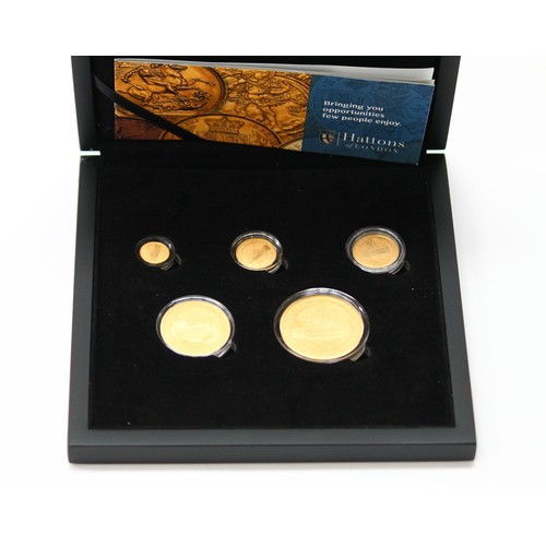 7422 - The 2020 Dunkirk 80th Anniversary Gold Sovereign Definitive Set, 70.4g Hatton Garden, limited editio... 