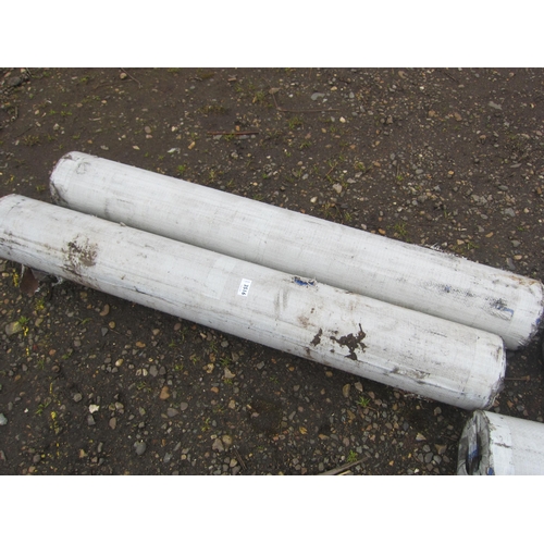 3516 - Two 80m rolls of plastic sheeting