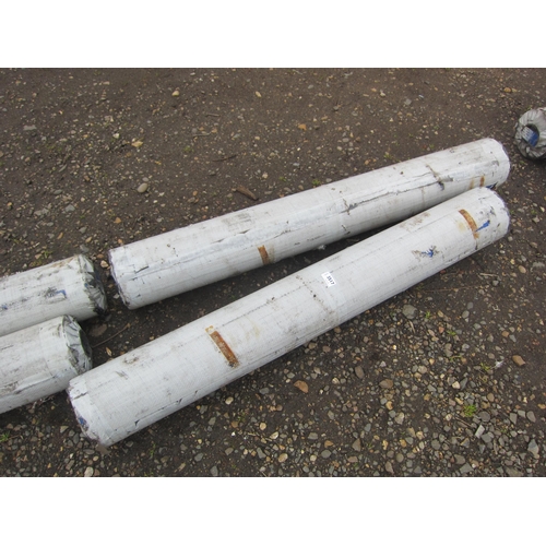 3517 - Two 80m rolls of plastic sheeting     (E) £10-20