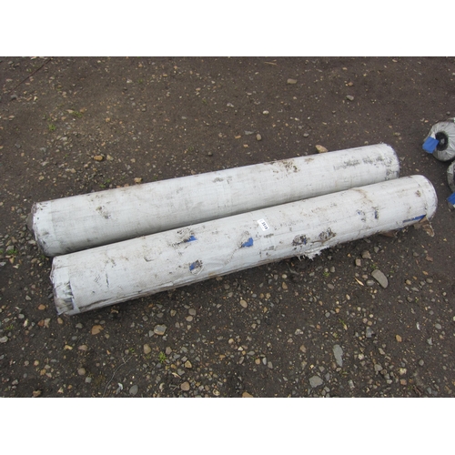 3518 - Two 80m rolls of plastic sheeting     (E) £10-20