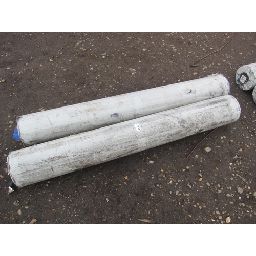 3519 - Two 80m rolls of plastic sheeting     (E) £10-20