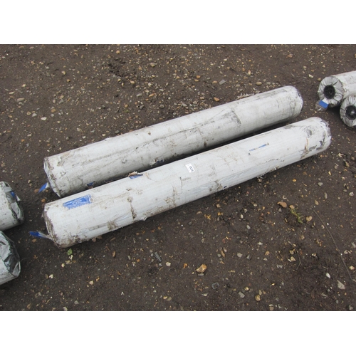 3523 - Two 80m rolls of plastic sheeting     (E) £10-20