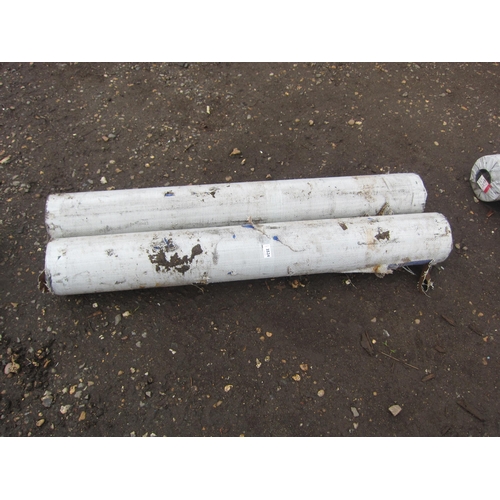 3524 - Two 80m rolls of plastic sheeting     (E) £10-20