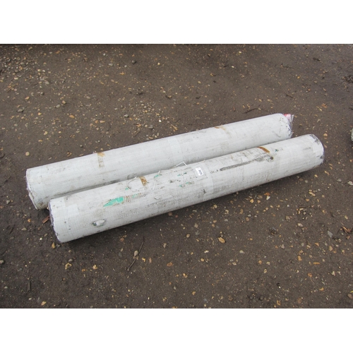 3525 - Two 80m rolls of plastic sheeting     (E) £10-20