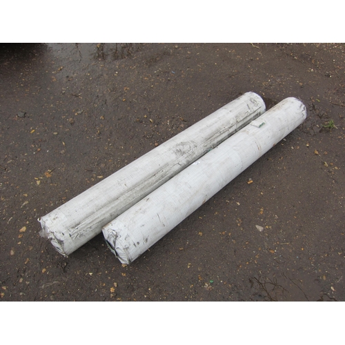 3526 - Two 80m rolls of plastic sheeting     (E) £10-20