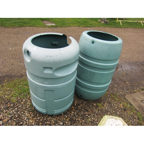 3529 - Two water butts     (E) £8-15