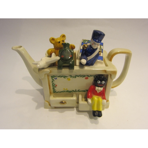 4444 - A limited edition teapot, Teddy bears picnic and another of a Toy-boy