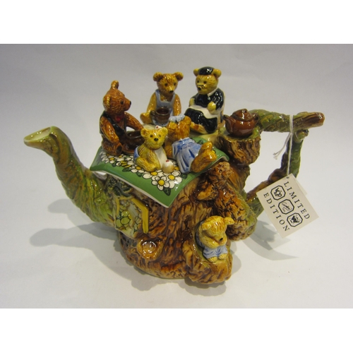 4444 - A limited edition teapot, Teddy bears picnic and another of a Toy-boy