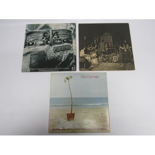 5063 - NEIL YOUNG: Three LPs to include 'On The Beach' with printed inside cover (K 54014, vinyl VG, patch ... 