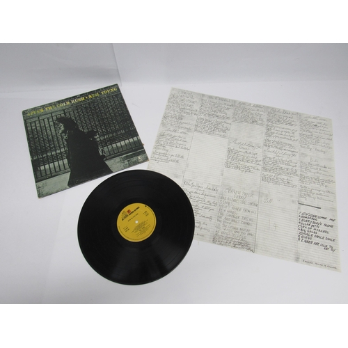 5063 - NEIL YOUNG: Three LPs to include 'On The Beach' with printed inside cover (K 54014, vinyl VG, patch ... 