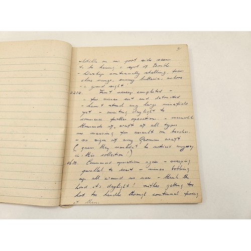 8162 - A D-Day diary written by A.E. POTTER of HMS CRAFTSMAN (No. 9 Column) from the anticipation on June 3... 