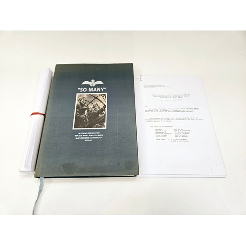 8179 - A single volume 'So Many - A folio dedicated to all who served with RAF Bomber Command 1939-45' sign... 