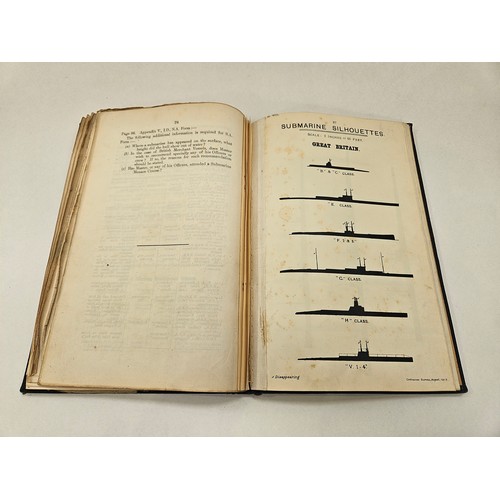 8165 - CONFIDENTIAL 'WAR INSTRUCTIONS FOR BRITISH MERCHANT SHIPS', AUGUST 1917: A rare copy of the Admiralt... 