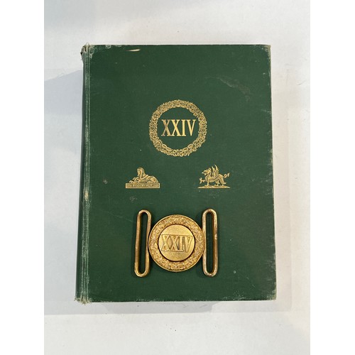 8176 - A single volume 'The South Wales Borderers 24th Foot 2689-1937' by C.T.Atkinson, binding a/f, togeth... 