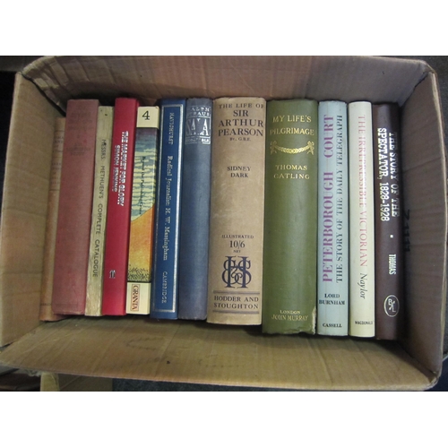 1162 - Four boxes of publishing history books, including John Murray, Archibald Constable, Grant Richards, ... 