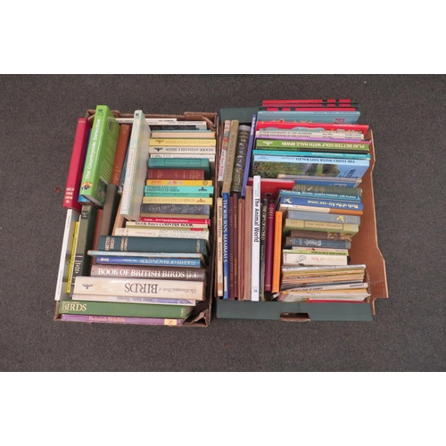 1112 - Two boxes of books, mainly on birds and animals