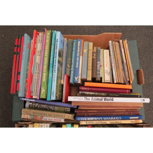 1112 - Two boxes of books, mainly on birds and animals