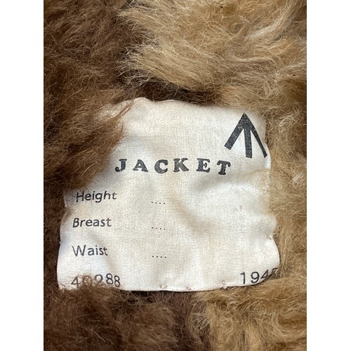 8004 - A WWII British RAF Irvin flying jacket circa 1945, from the estate of the late CMDR. R.C.R. HALLETT ... 