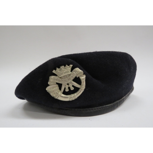 8143 - Five various berets with badges including Pioneer Labour Corps, George Crown Military Police, Royal ... 