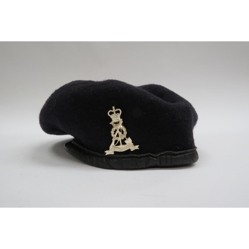 8143 - Five various berets with badges including Pioneer Labour Corps, George Crown Military Police, Royal ... 