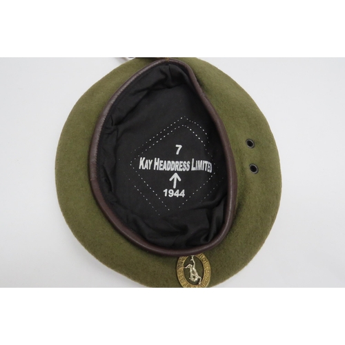 8143 - Five various berets with badges including Pioneer Labour Corps, George Crown Military Police, Royal ... 