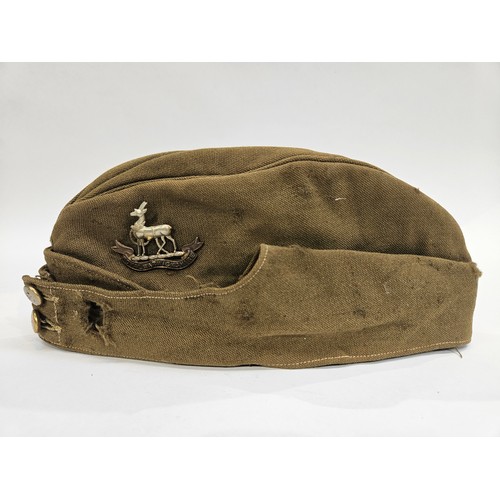 8108 - Four mid century forage caps including Royal Warwickshire, Royal Corps of Signals and Kings Own Regi... 